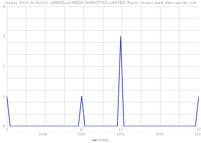 Visitas 2024 de BLACK UMBRELLA MEDIA MARKETING LIMITED (Reino Unido) 