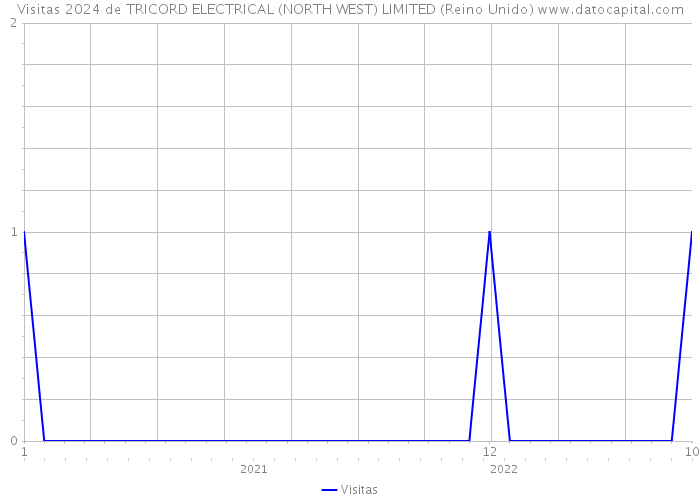 Visitas 2024 de TRICORD ELECTRICAL (NORTH WEST) LIMITED (Reino Unido) 