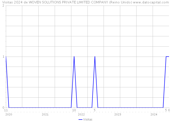 Visitas 2024 de WOVEN SOLUTIONS PRIVATE LIMITED COMPANY (Reino Unido) 