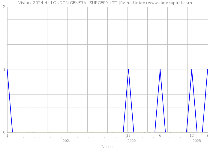 Visitas 2024 de LONDON GENERAL SURGERY LTD (Reino Unido) 