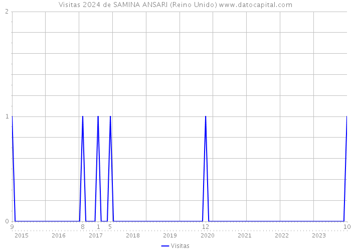 Visitas 2024 de SAMINA ANSARI (Reino Unido) 