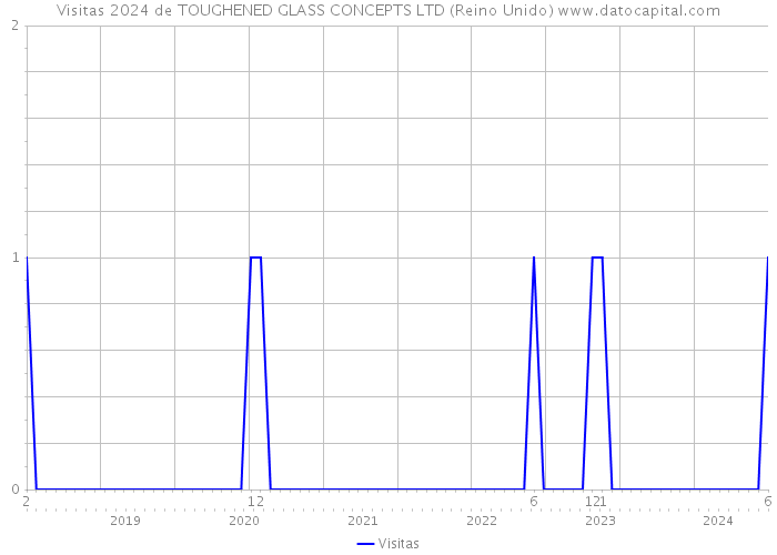 Visitas 2024 de TOUGHENED GLASS CONCEPTS LTD (Reino Unido) 