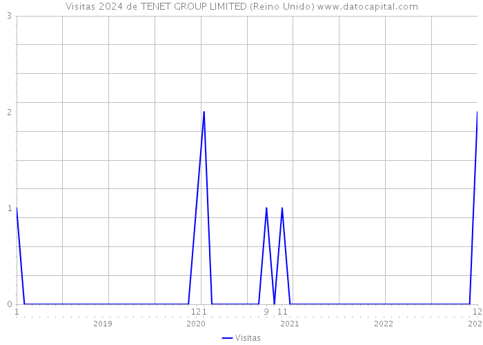 Visitas 2024 de TENET GROUP LIMITED (Reino Unido) 