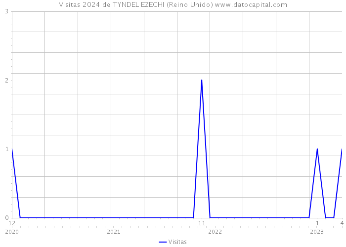 Visitas 2024 de TYNDEL EZECHI (Reino Unido) 