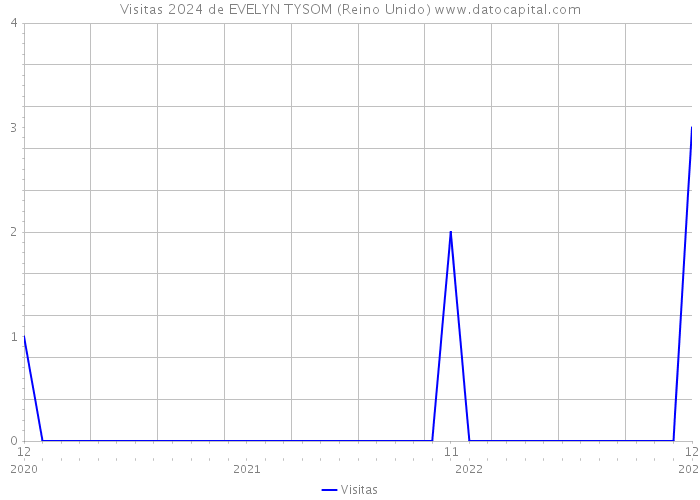 Visitas 2024 de EVELYN TYSOM (Reino Unido) 