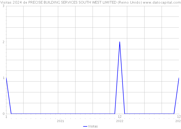 Visitas 2024 de PRECISE BUILDING SERVICES SOUTH WEST LIMITED (Reino Unido) 