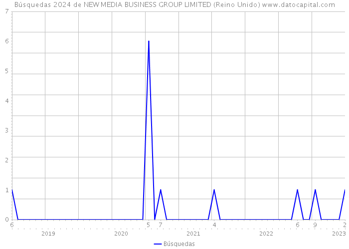 Búsquedas 2024 de NEW MEDIA BUSINESS GROUP LIMITED (Reino Unido) 