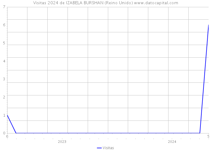 Visitas 2024 de IZABELA BURSHAN (Reino Unido) 