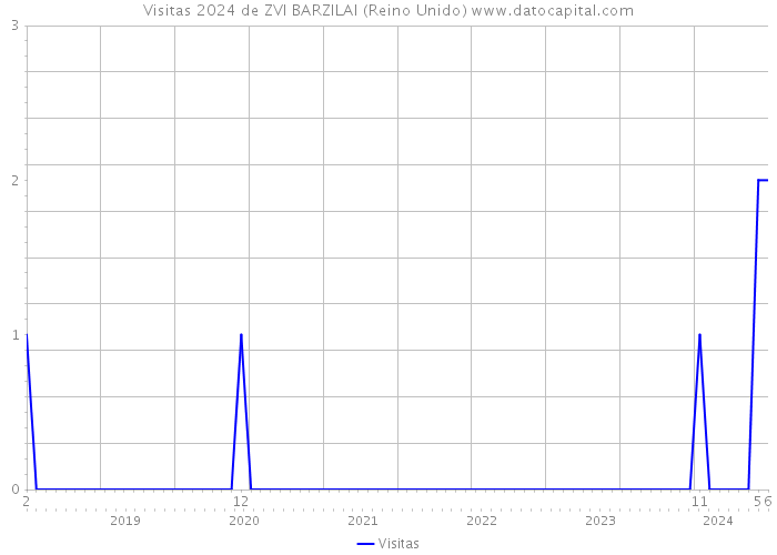 Visitas 2024 de ZVI BARZILAI (Reino Unido) 