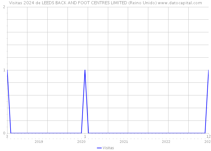 Visitas 2024 de LEEDS BACK AND FOOT CENTRES LIMITED (Reino Unido) 