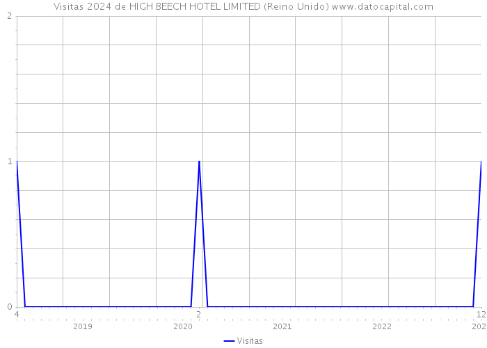 Visitas 2024 de HIGH BEECH HOTEL LIMITED (Reino Unido) 