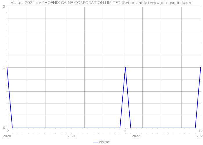 Visitas 2024 de PHOENIX GAINE CORPORATION LIMITED (Reino Unido) 