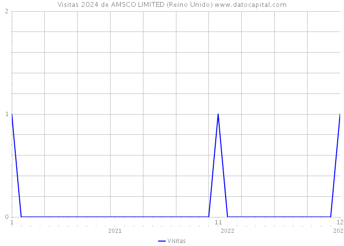 Visitas 2024 de AMSCO LIMITED (Reino Unido) 