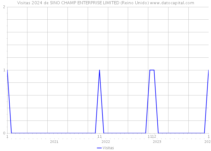 Visitas 2024 de SINO CHAMP ENTERPRISE LIMITED (Reino Unido) 