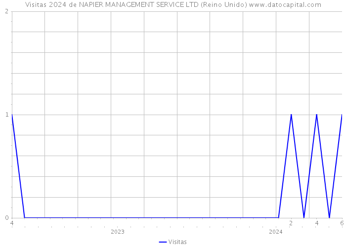 Visitas 2024 de NAPIER MANAGEMENT SERVICE LTD (Reino Unido) 