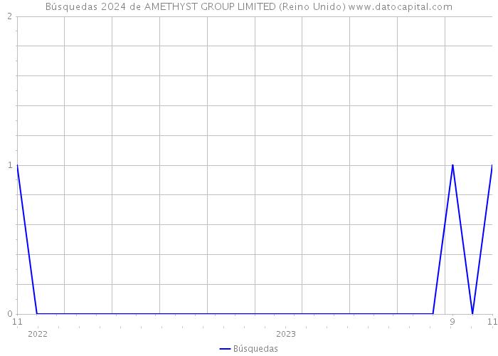 Búsquedas 2024 de AMETHYST GROUP LIMITED (Reino Unido) 