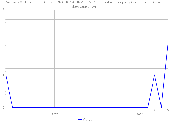 Visitas 2024 de CHEETAH INTERNATIONAL INVESTMENTS Limited Company (Reino Unido) 