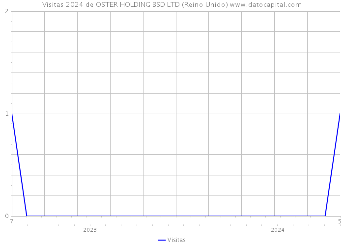 Visitas 2024 de OSTER HOLDING BSD LTD (Reino Unido) 