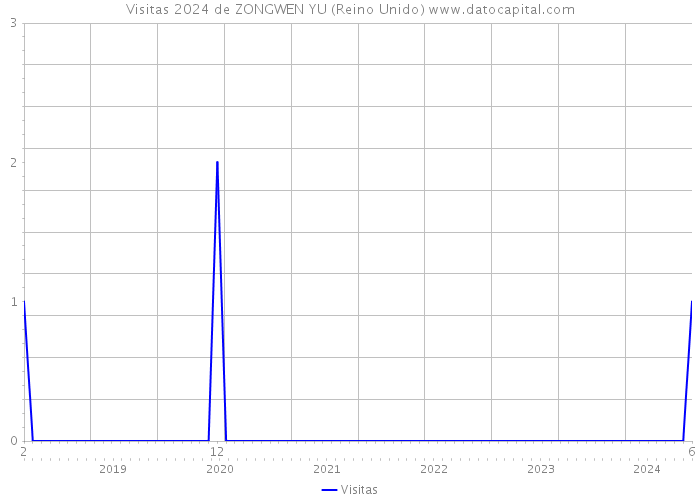 Visitas 2024 de ZONGWEN YU (Reino Unido) 