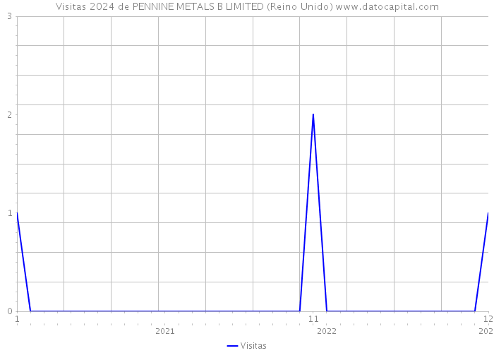 Visitas 2024 de PENNINE METALS B LIMITED (Reino Unido) 