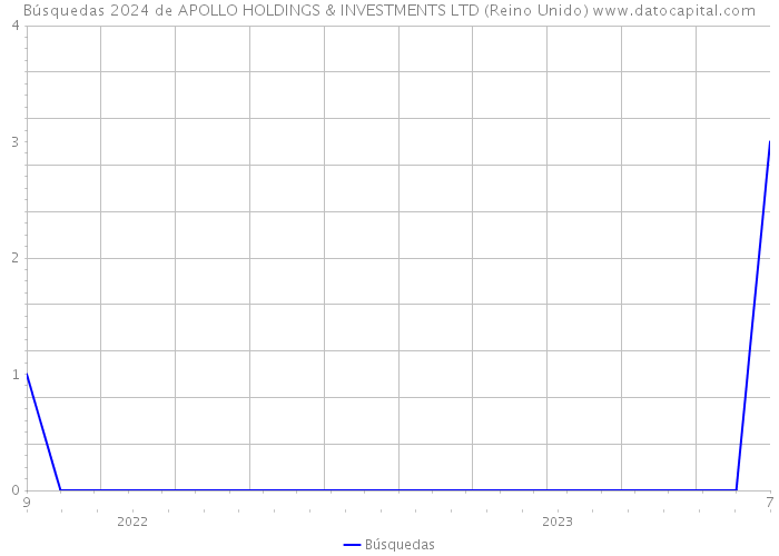 Búsquedas 2024 de APOLLO HOLDINGS & INVESTMENTS LTD (Reino Unido) 