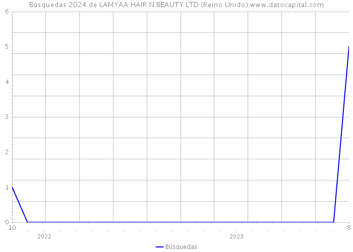 Búsquedas 2024 de LAMYAA HAIR N BEAUTY LTD (Reino Unido) 