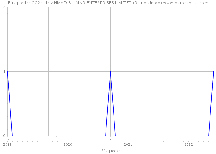 Búsquedas 2024 de AHMAD & UMAR ENTERPRISES LIMITED (Reino Unido) 