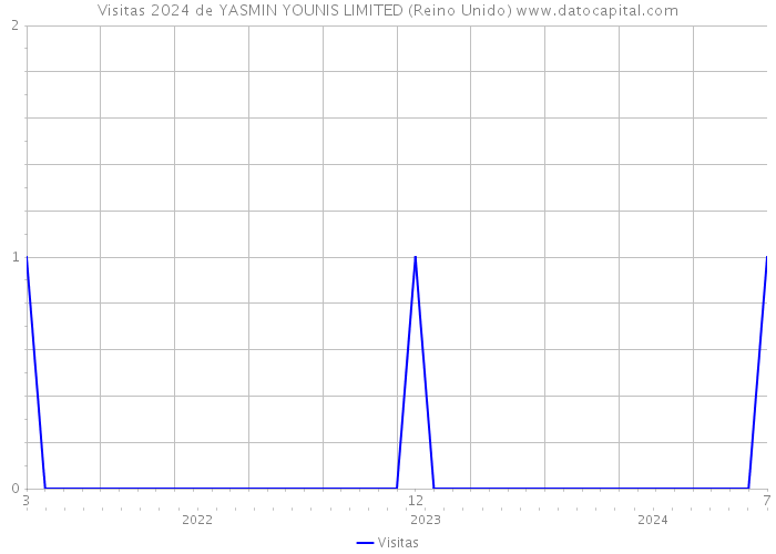 Visitas 2024 de YASMIN YOUNIS LIMITED (Reino Unido) 