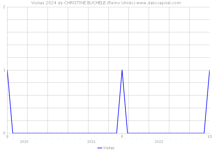 Visitas 2024 de CHRISTINE BUCHELE (Reino Unido) 