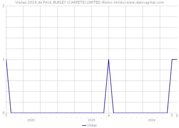 Visitas 2024 de PAUL BURLEY (CARPETS) LIMITED (Reino Unido) 