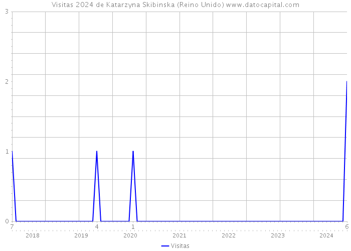 Visitas 2024 de Katarzyna Skibinska (Reino Unido) 