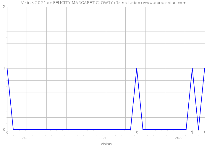 Visitas 2024 de FELICITY MARGARET CLOWRY (Reino Unido) 