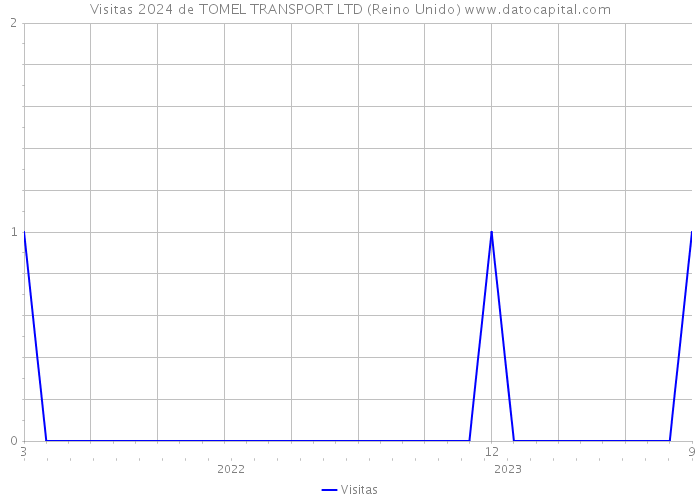 Visitas 2024 de TOMEL TRANSPORT LTD (Reino Unido) 