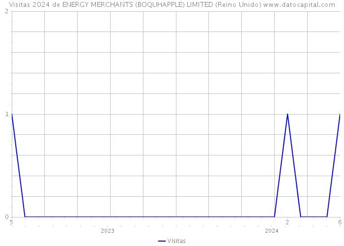 Visitas 2024 de ENERGY MERCHANTS (BOQUHAPPLE) LIMITED (Reino Unido) 