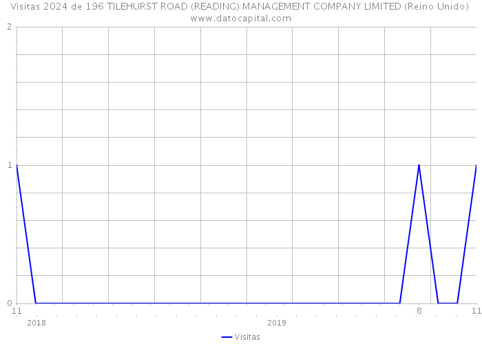 Visitas 2024 de 196 TILEHURST ROAD (READING) MANAGEMENT COMPANY LIMITED (Reino Unido) 