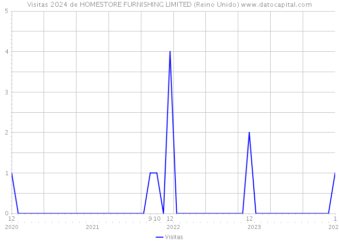 Visitas 2024 de HOMESTORE FURNISHING LIMITED (Reino Unido) 