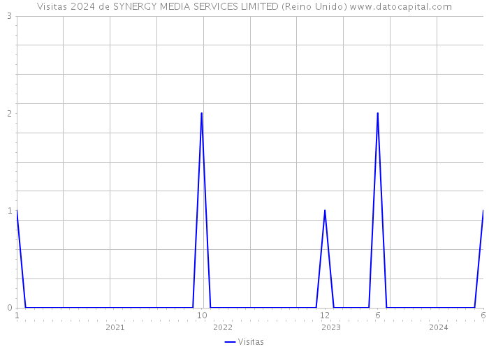 Visitas 2024 de SYNERGY MEDIA SERVICES LIMITED (Reino Unido) 