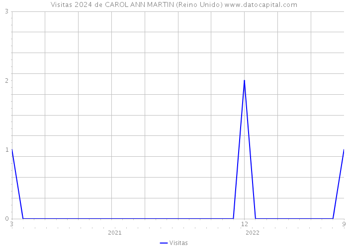 Visitas 2024 de CAROL ANN MARTIN (Reino Unido) 