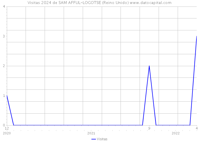 Visitas 2024 de SAM AFFUL-LOGOTSE (Reino Unido) 