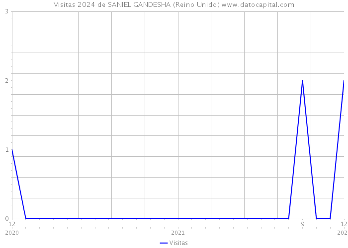 Visitas 2024 de SANIEL GANDESHA (Reino Unido) 