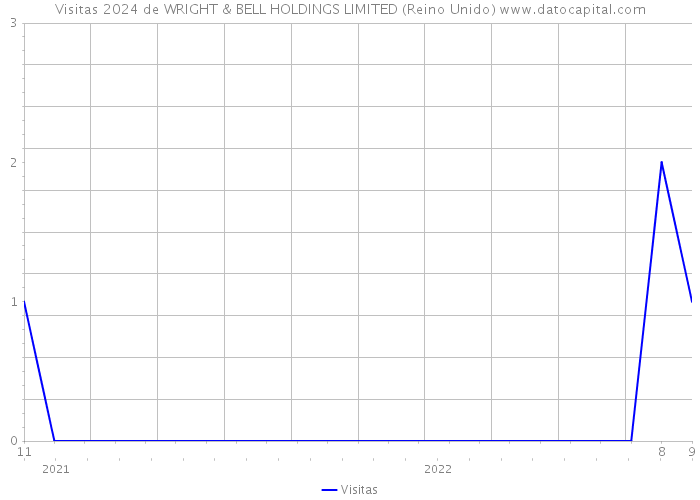 Visitas 2024 de WRIGHT & BELL HOLDINGS LIMITED (Reino Unido) 