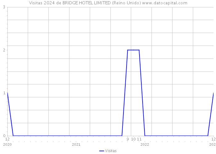 Visitas 2024 de BRIDGE HOTEL LIMITED (Reino Unido) 