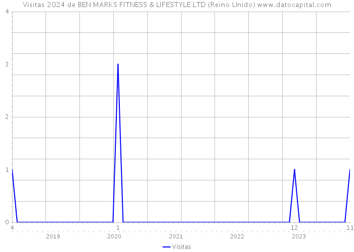 Visitas 2024 de BEN MARKS FITNESS & LIFESTYLE LTD (Reino Unido) 