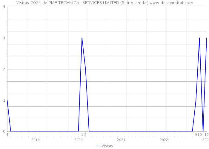 Visitas 2024 de PME TECHNICAL SERVICES LIMITED (Reino Unido) 