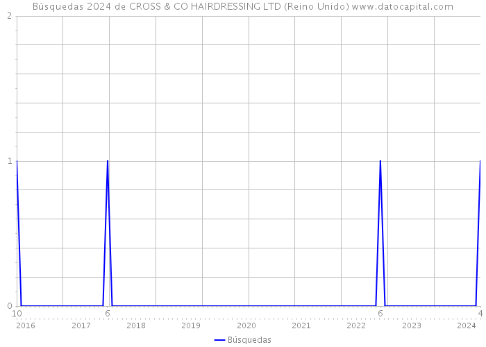 Búsquedas 2024 de CROSS & CO HAIRDRESSING LTD (Reino Unido) 