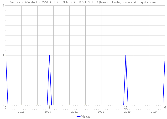 Visitas 2024 de CROSSGATES BIOENERGETICS LIMITED (Reino Unido) 