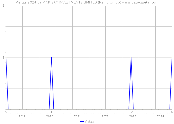 Visitas 2024 de PINK SKY INVESTMENTS LIMITED (Reino Unido) 