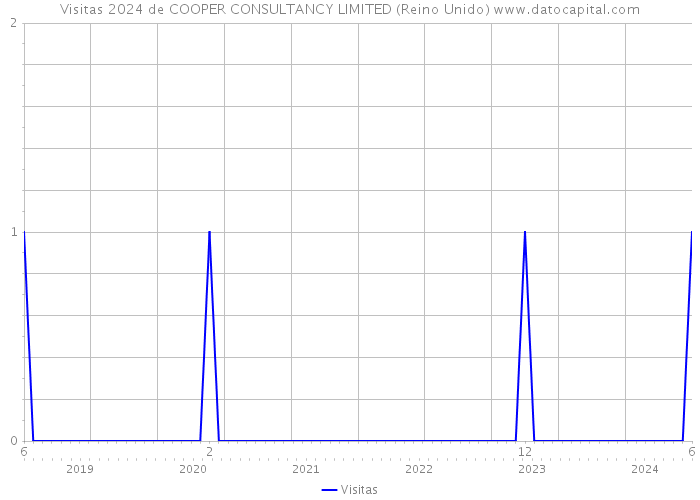 Visitas 2024 de COOPER CONSULTANCY LIMITED (Reino Unido) 