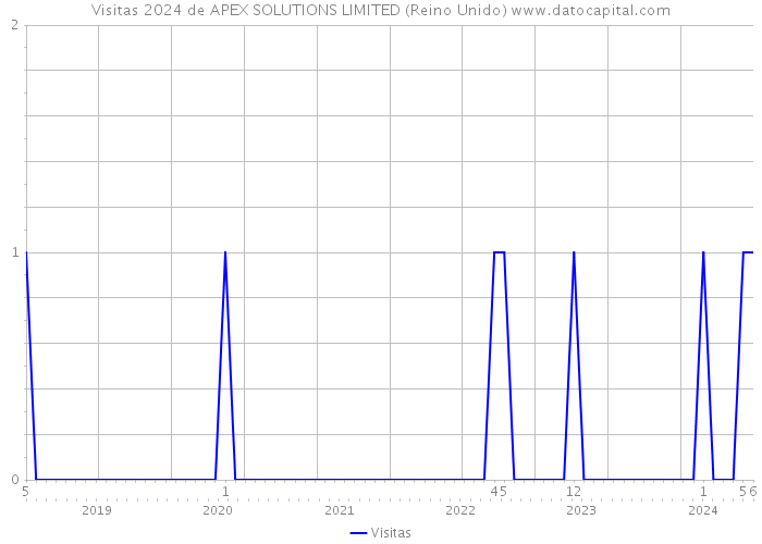 Visitas 2024 de APEX SOLUTIONS LIMITED (Reino Unido) 