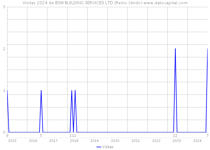 Visitas 2024 de BSW BUILDING SERVICES LTD (Reino Unido) 